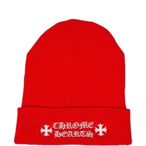 Chrome Hearts Red Beanie